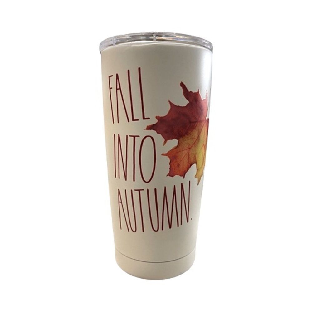Rae Dunn - FALL INTO AUTUMN Insulated Stainless Steel Travel Tumbler NWT